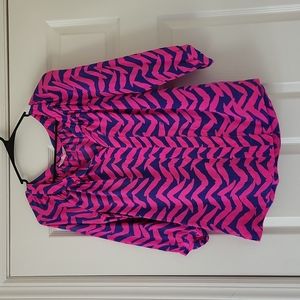 Lilly Pulitzer silk top.